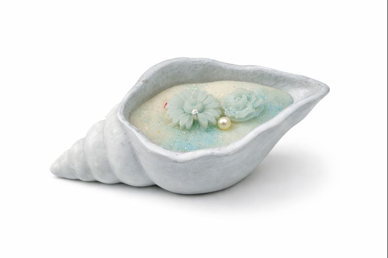 Ocean Bloom Shell Candle Collection