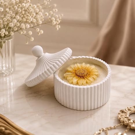 Broomoon Golden Sunflower Bloom Jar Candle