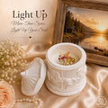 Broomoon Pearl Whisper Unicorn Jar Candle – Decorative Handmade Soy Wax Candle with Soft Romantic Elegance