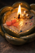 Ceramic  Aura Blossom Candle