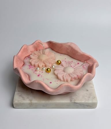 Broomoon Petal Bliss Candle – Premium Decorative Wax Bowl Candle