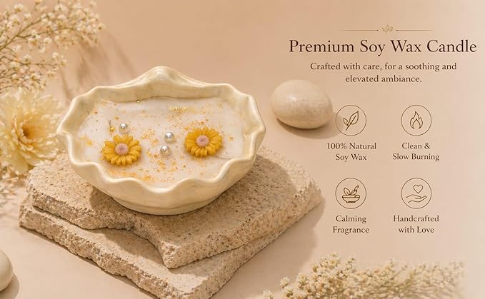 Broomoon Floral Glow Luxury Candle