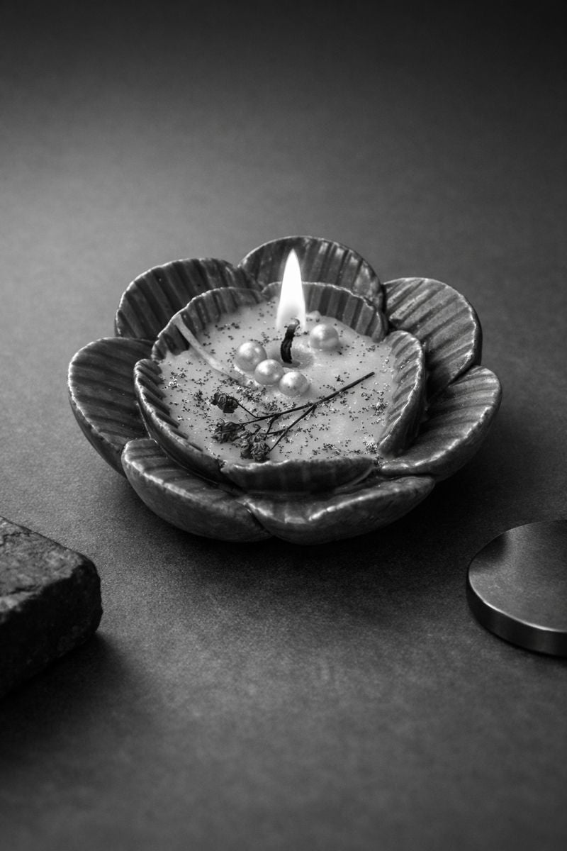 Ceramic  Aura Blossom Candle
