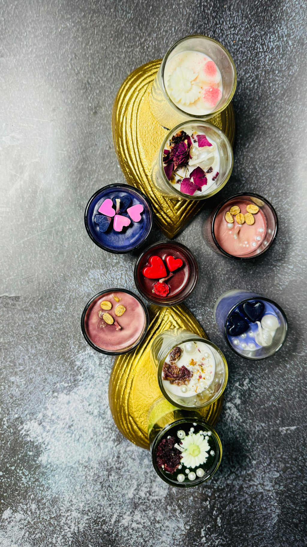 Luxury Mini Glass Jar Candles – Handcrafted Scented Decorative Votive Set