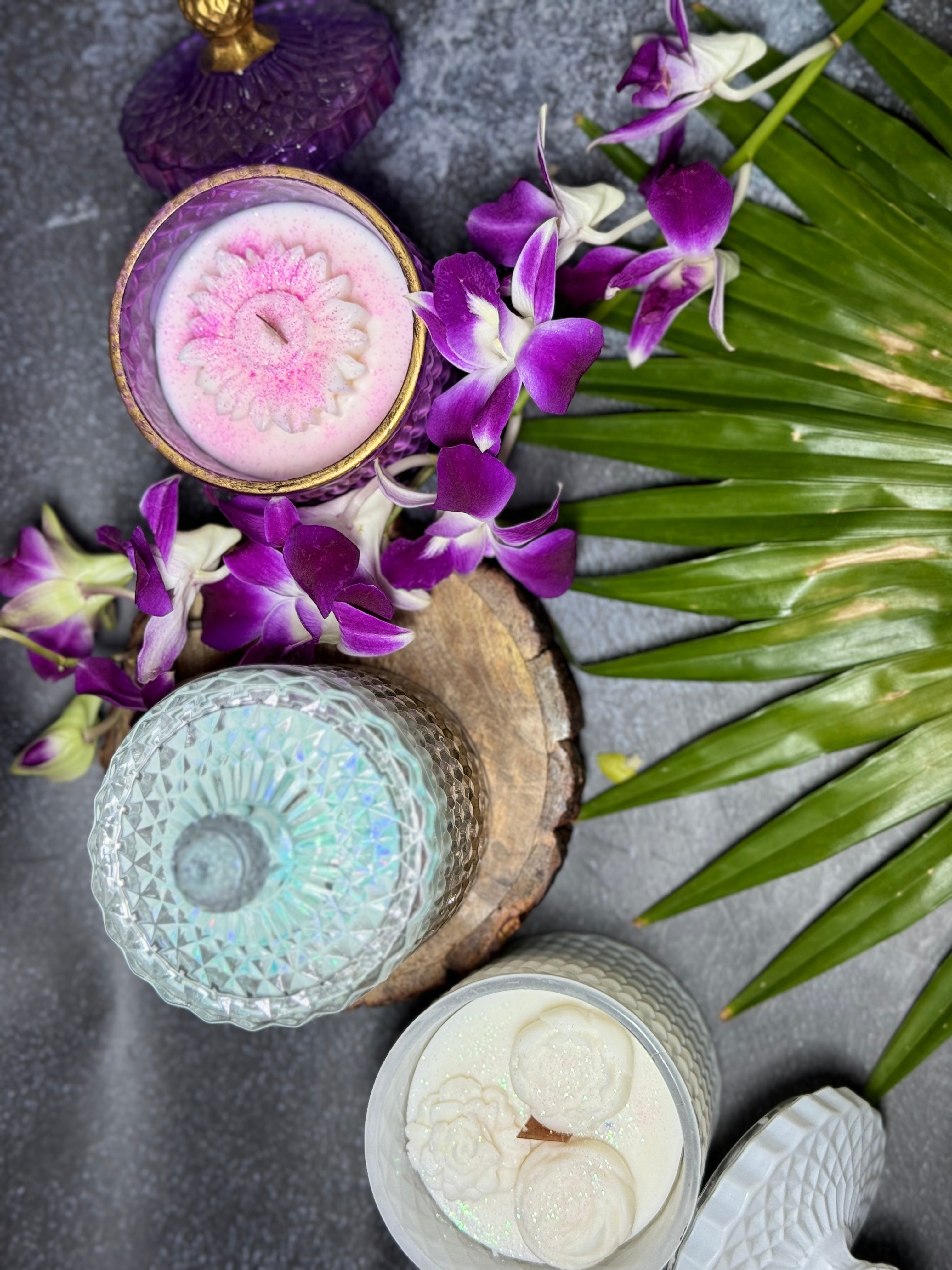 Luxury Crystal Jar Scented Candles with Lid – Premium Decorative Glass Candle Collection