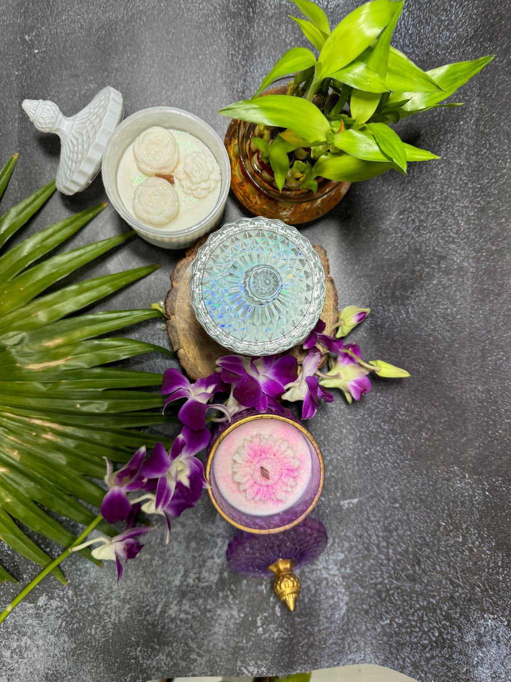 Luxury Crystal Jar Scented Candles with Lid – Premium Decorative Glass Candle Collection