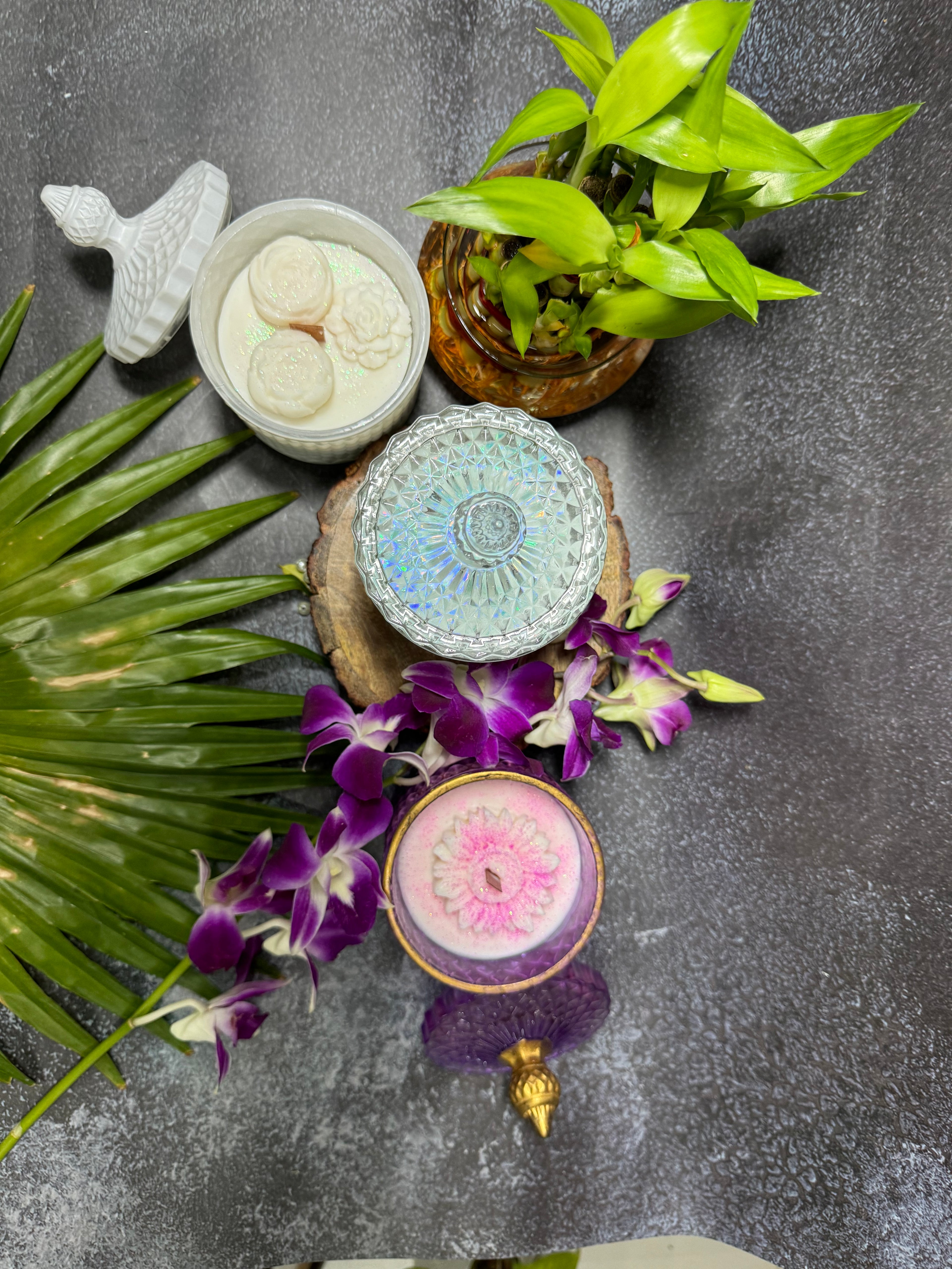 Luxury Crystal Jar Scented Candles with Lid – Premium Decorative Glass Candle Collection