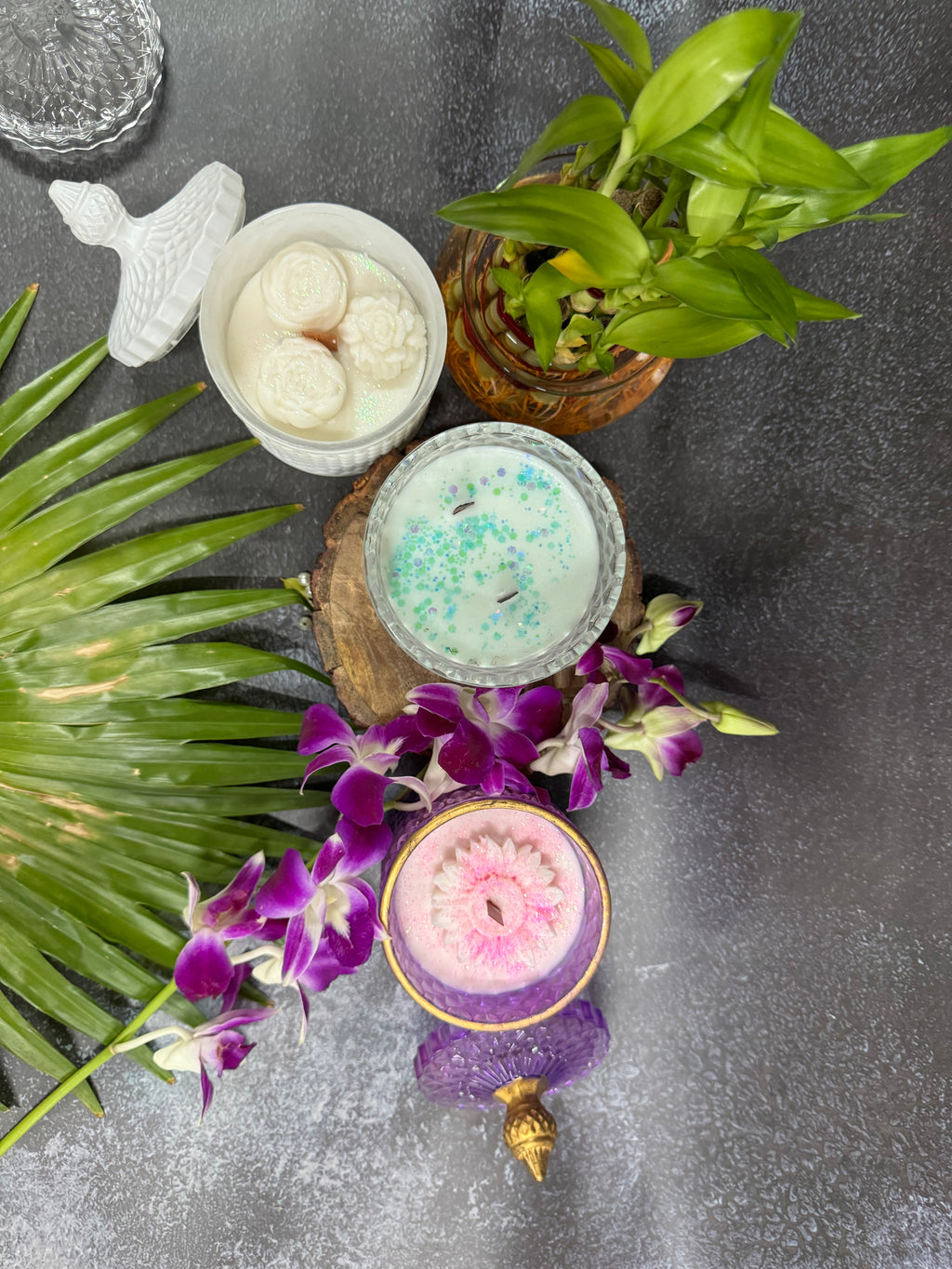 Luxury Crystal Jar Scented Candles with Lid – Premium Decorative Glass Candle Collection