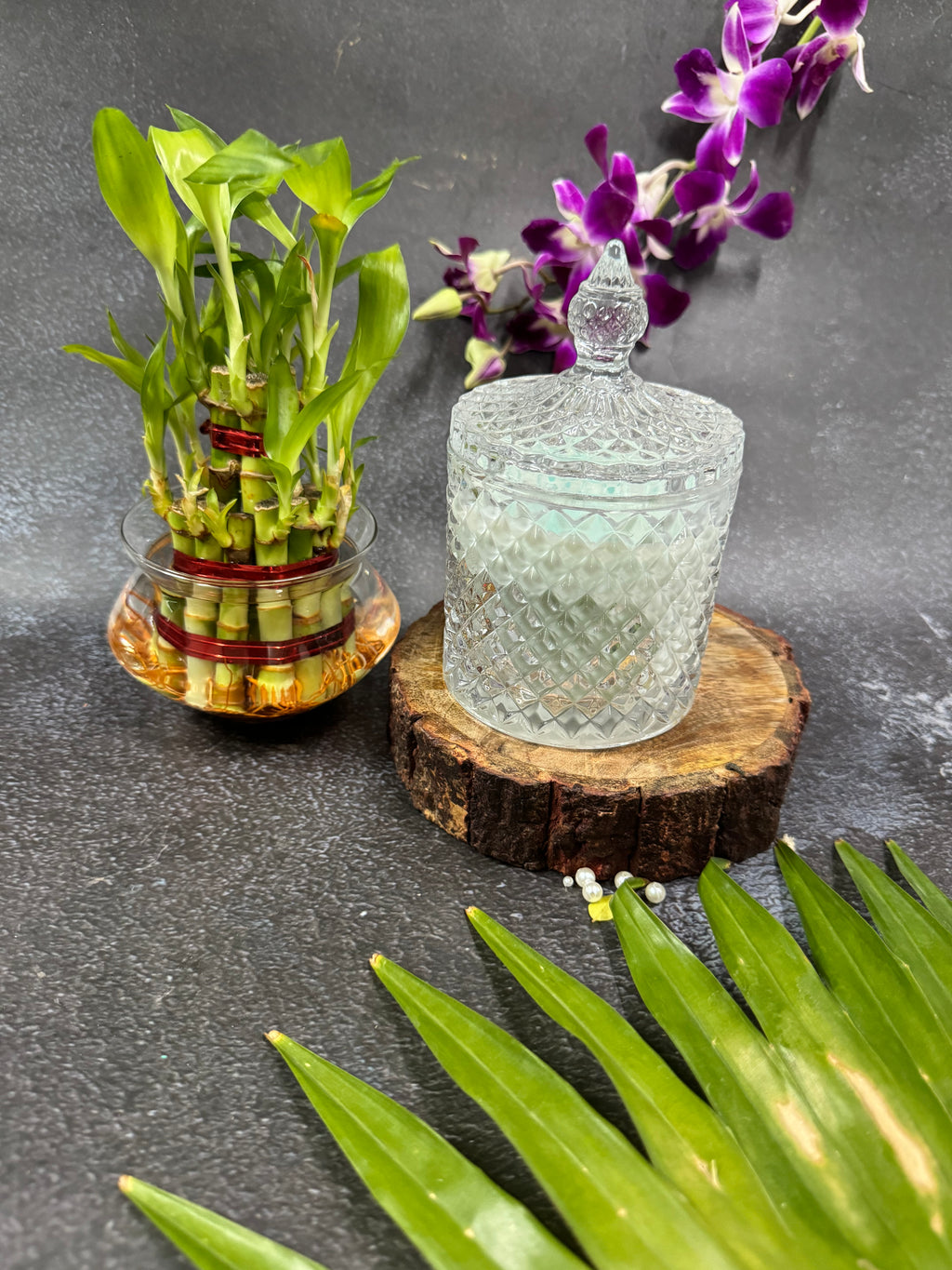 Luxury Crystal Jar Scented Candles with Lid – Premium Decorative Glass Candle Collection